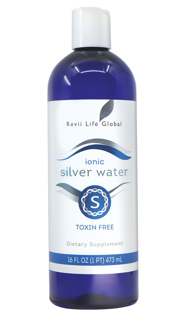 Ionic Silver Water (16 fl oz Single Bottle) Revii Life Global