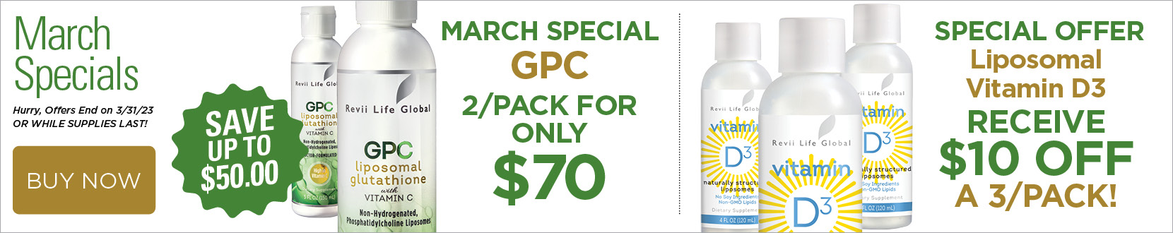 FEBRUARY RLG Specials