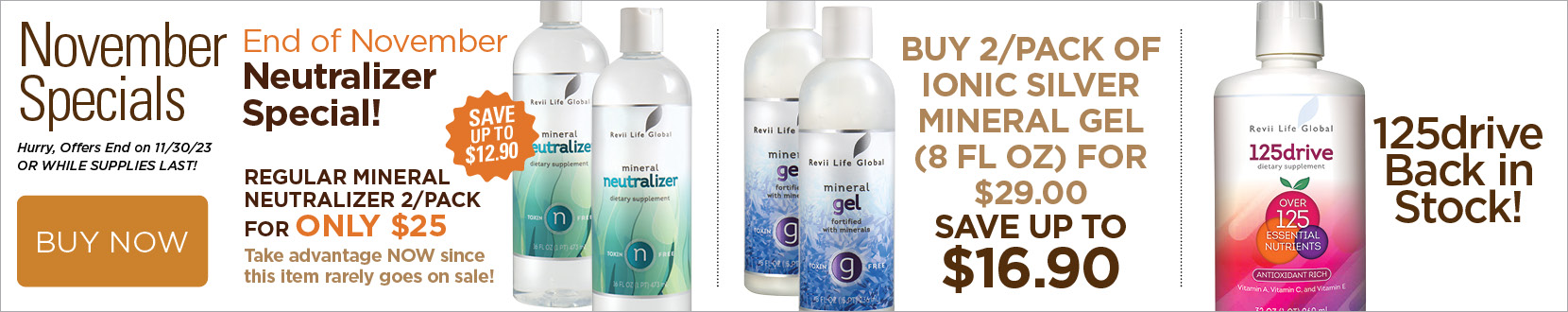 Sept RLG Specials