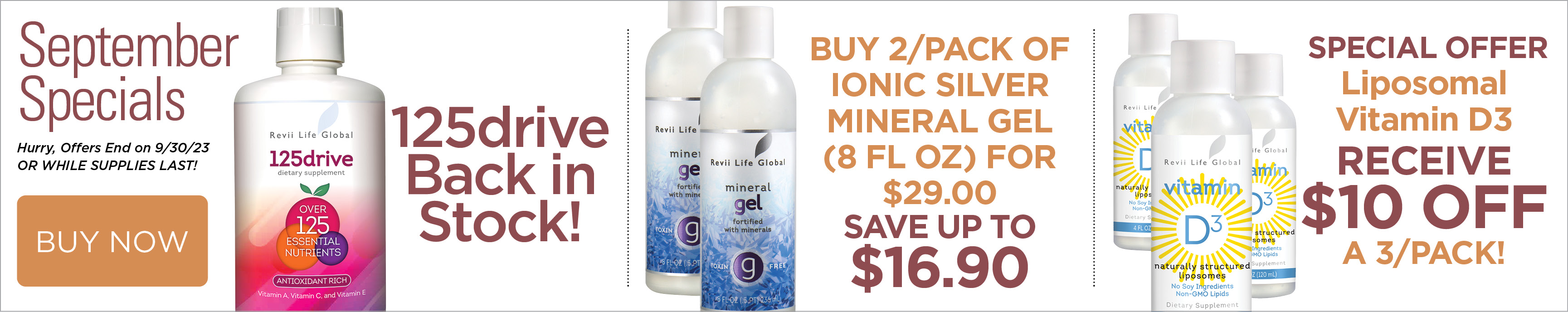 Sept RLG Specials