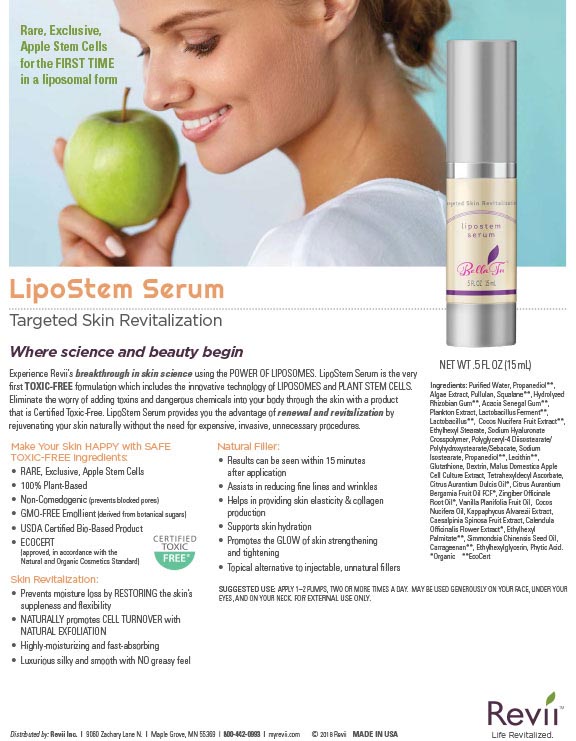 LipoStem Serum (0.5 fl oz - Single Bottle) Flyer