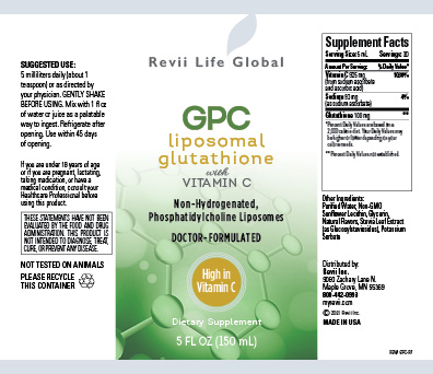 GPC - Liposomal Glutathione with Vitamin C (5 fl oz - Single Bottle) Flyer