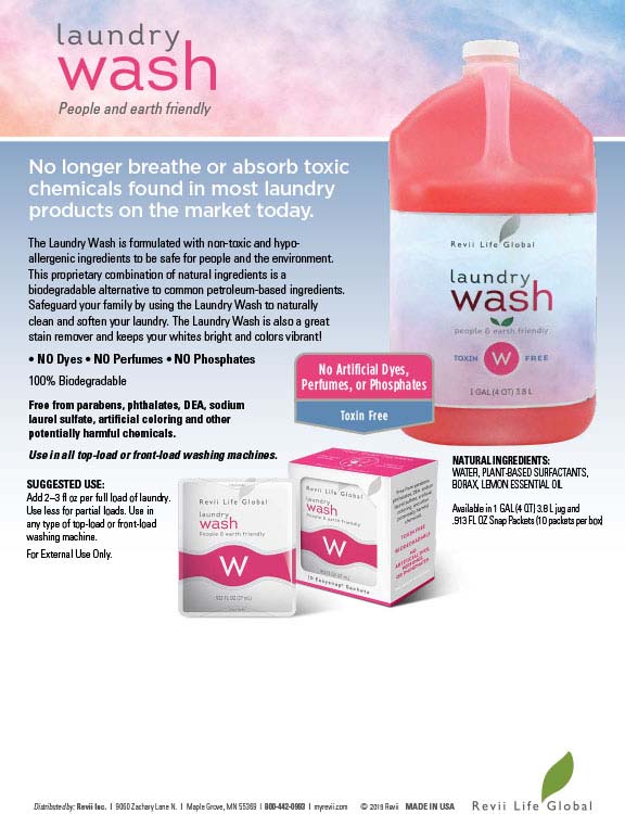 Laundry Wash (Gallon - Single Bottle) Flyer