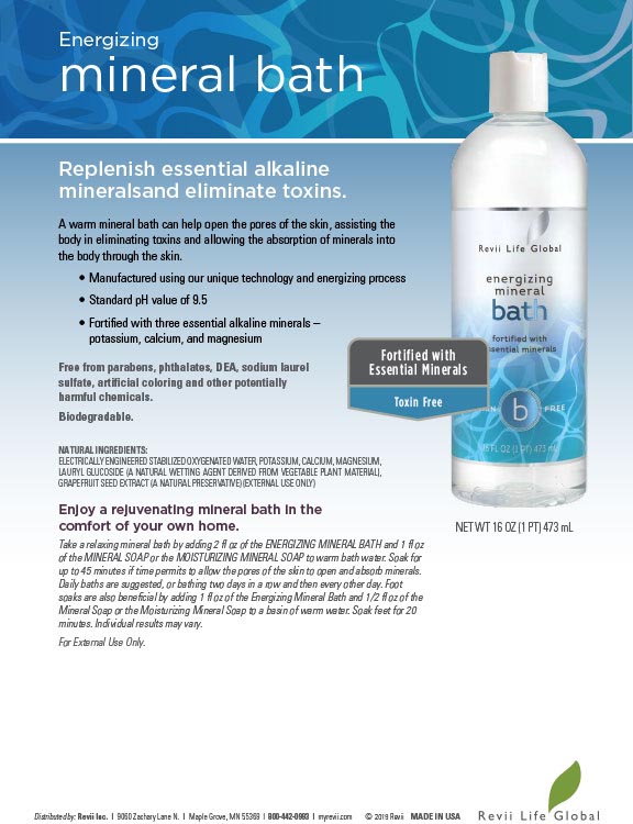Energizing Mineral Bath (16 fl oz - Single Bottle) Flyer