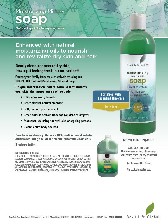 Moisturizing Mineral Soap (Gallon - Single Bottle) Flyer