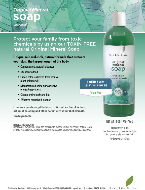 Original Mineral Soap (16 fl oz - Single Bottle) Flyer