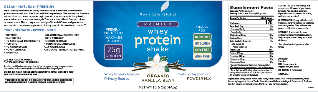 Vanilla Whey Protein Shake Flyer